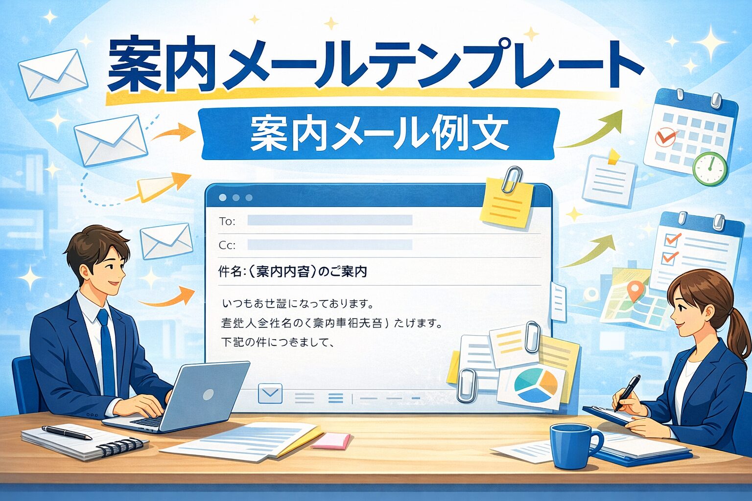 案内メールテンプレート