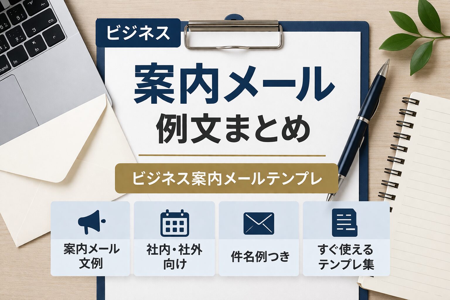 案内メール例文まとめ