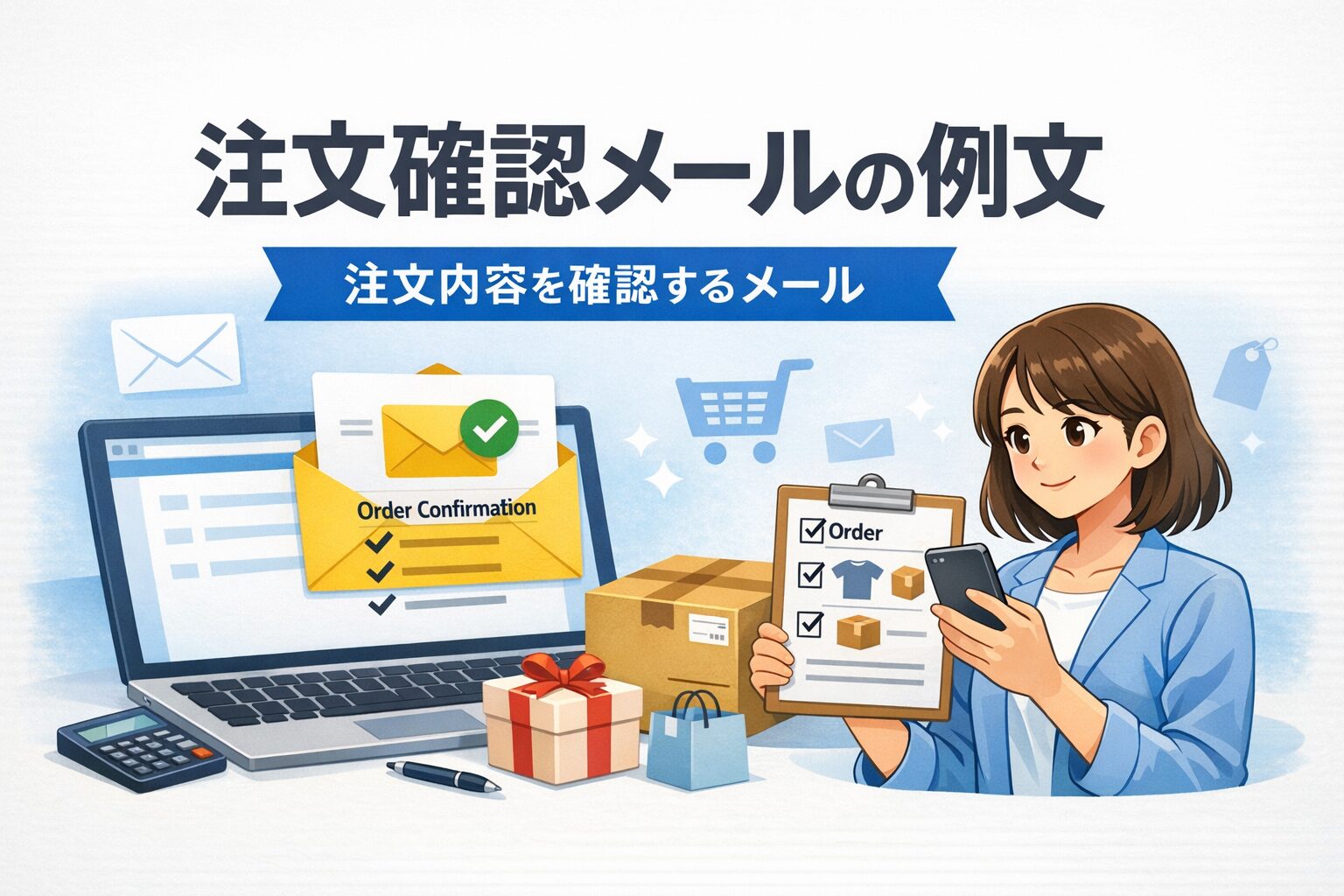 注文確認メールの例文