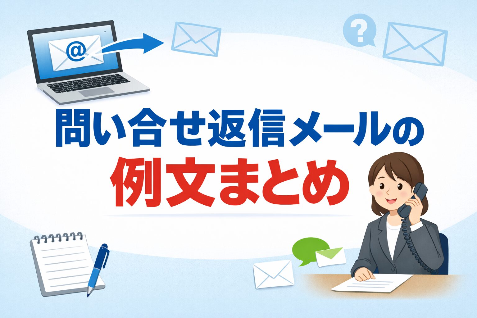 問い合わせ返信メールの例文