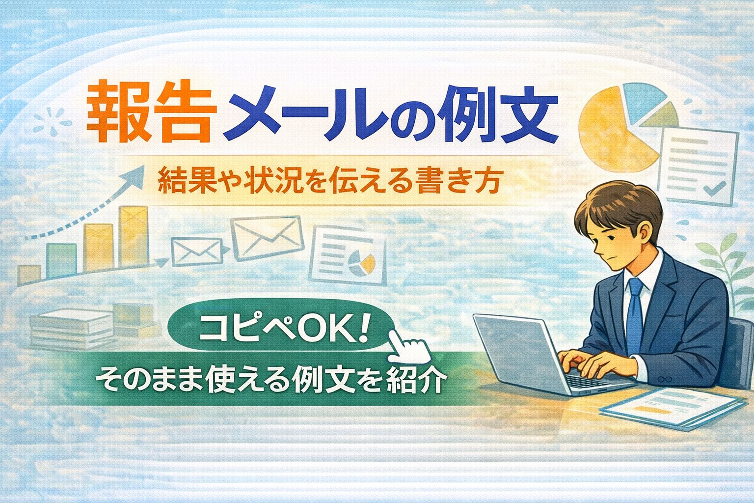 結果や状況を伝える書き方