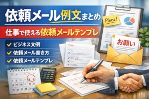 依頼メール例文まとめ