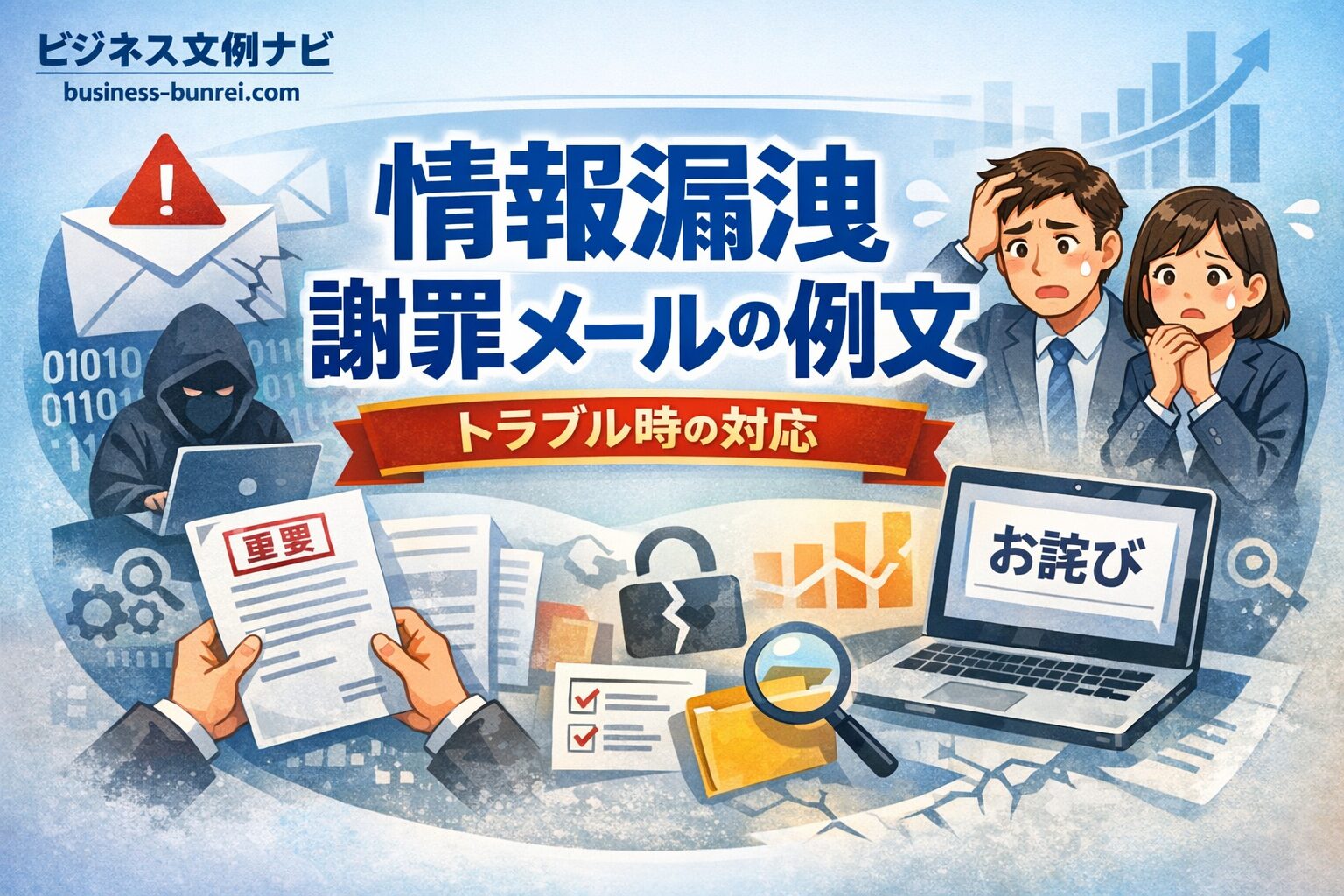 情報漏洩謝罪メールの例文