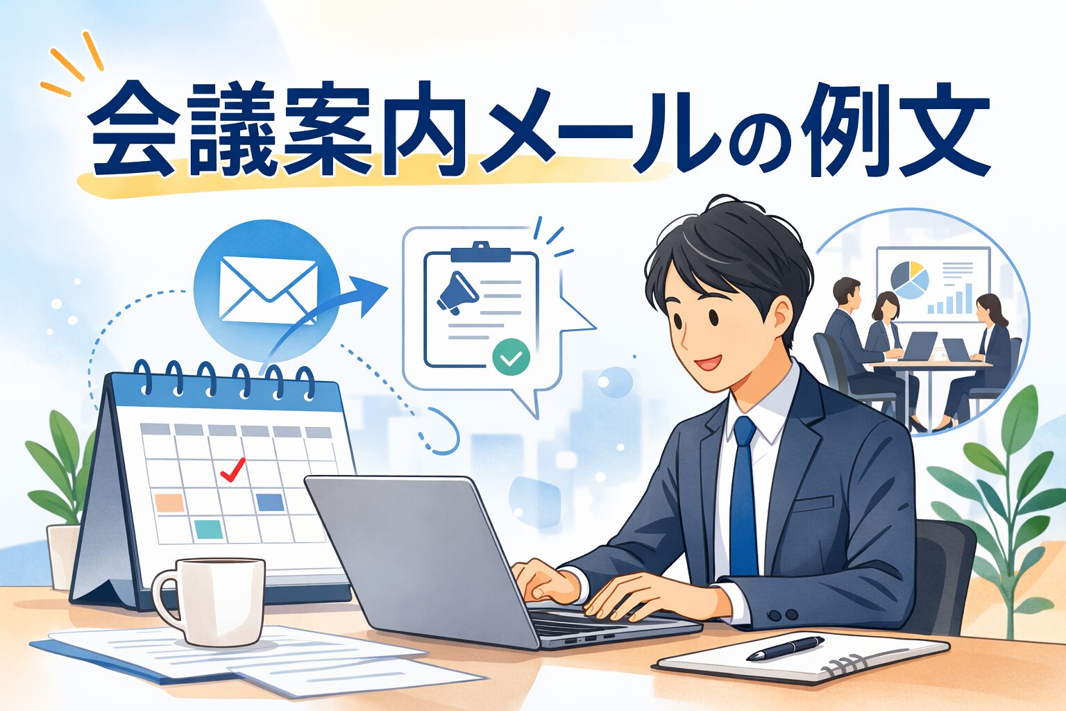 会議案内メールの例文
