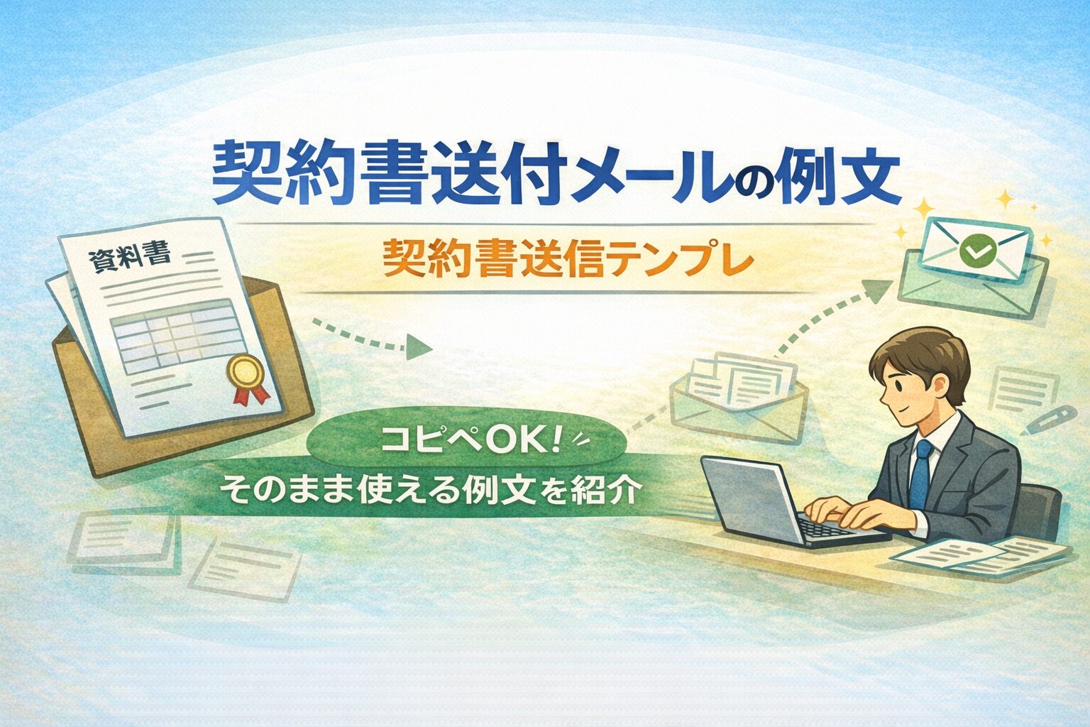 契約書送信テンプレ