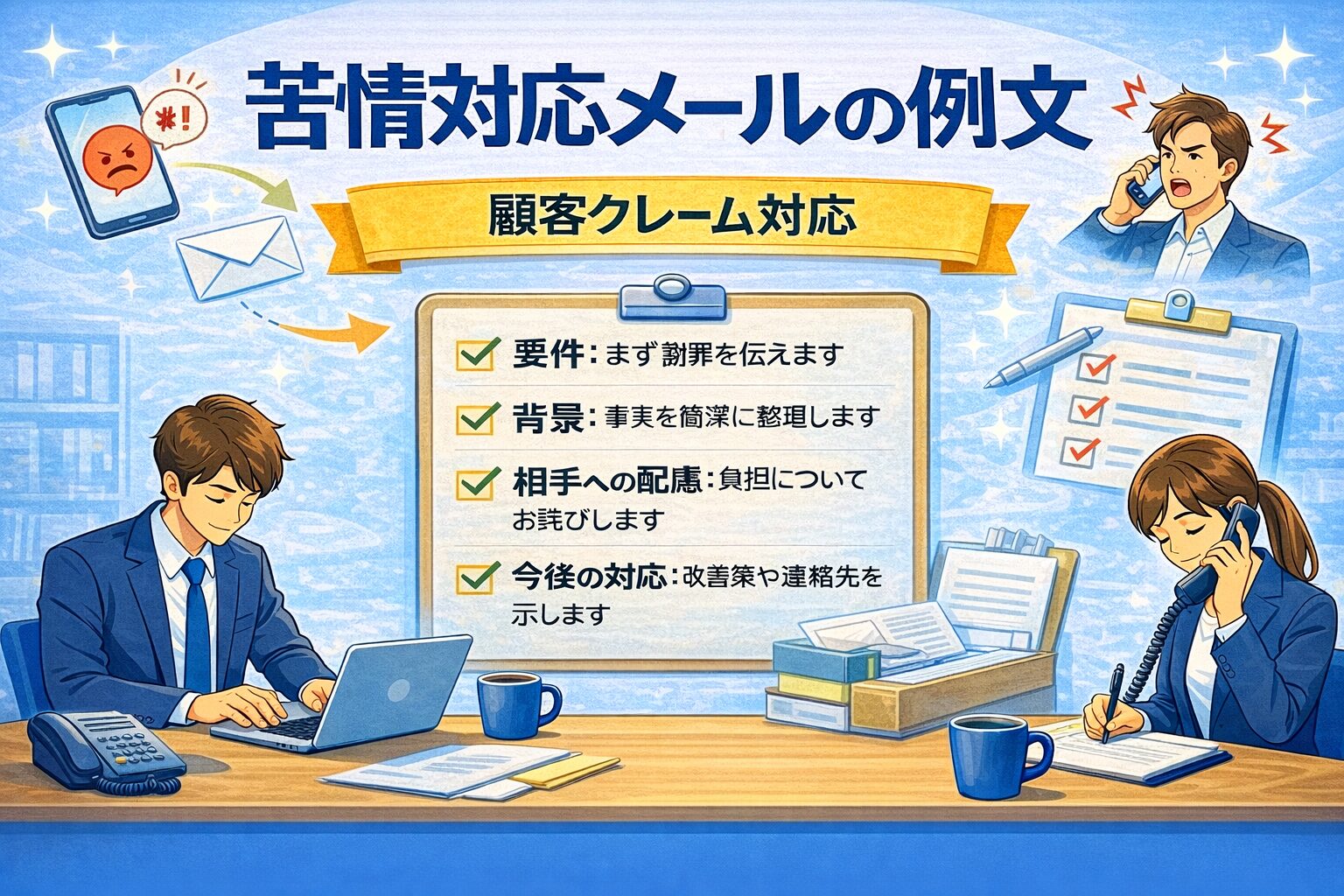 顧客クレーム対応