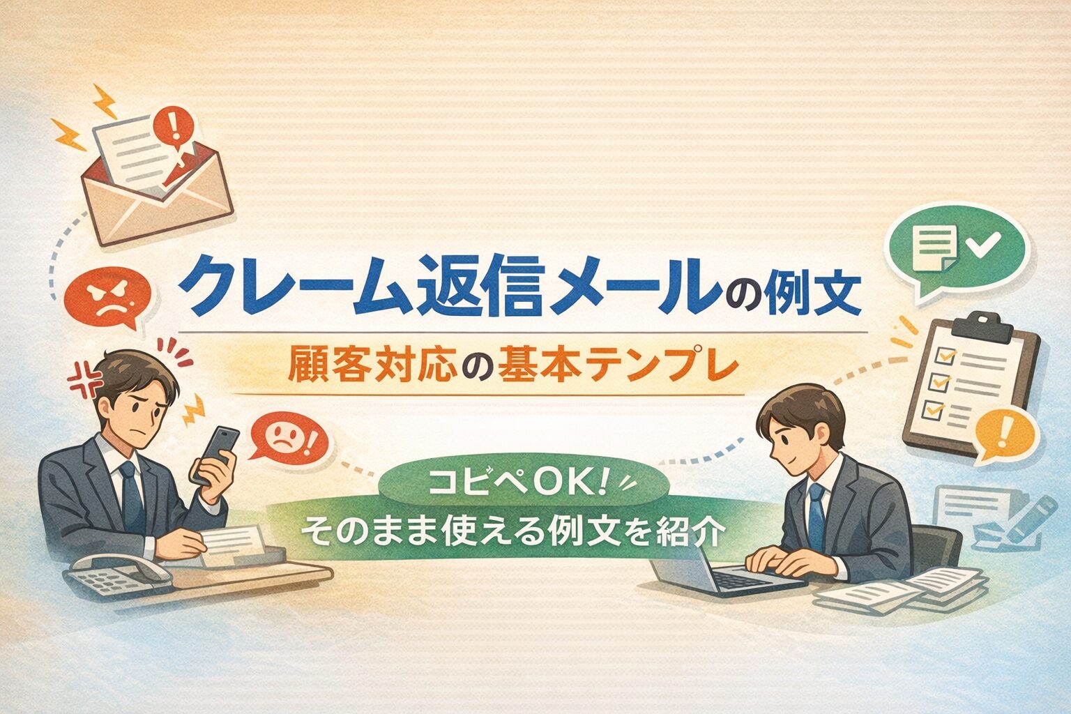 顧客対応の基本テンプレ