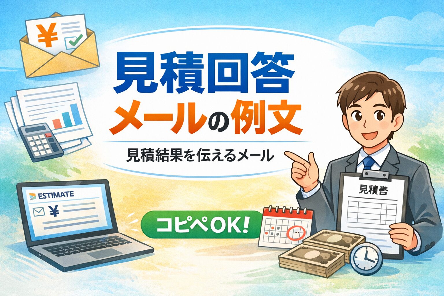 見積回答メールの例文