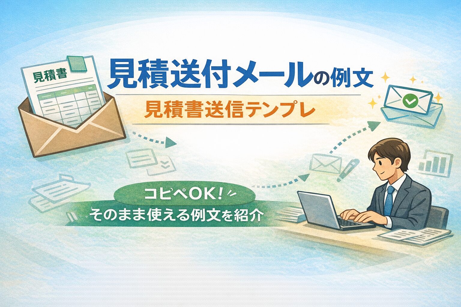 見積書送信テンプレ