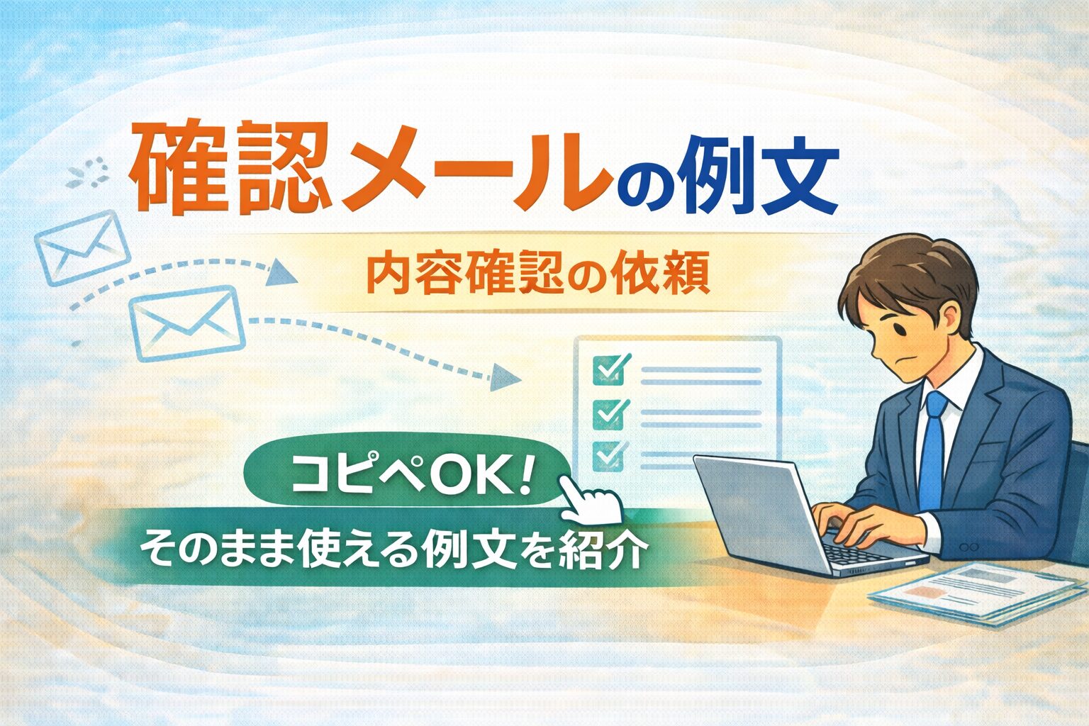 内容確認の依頼