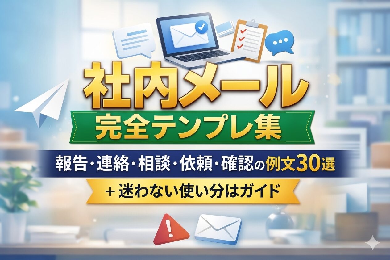 社内メール完全テンプレ集