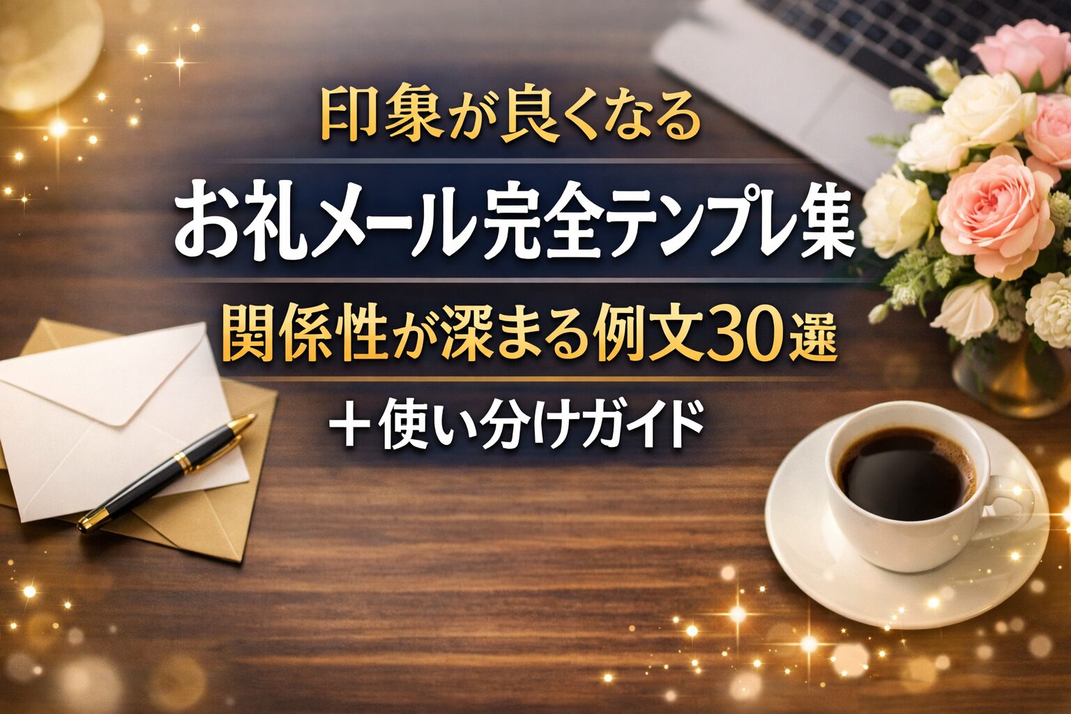 印象が良くなるお礼メール完全テンプレ集 | 関係性が深まる例文30選+使い分けガイド