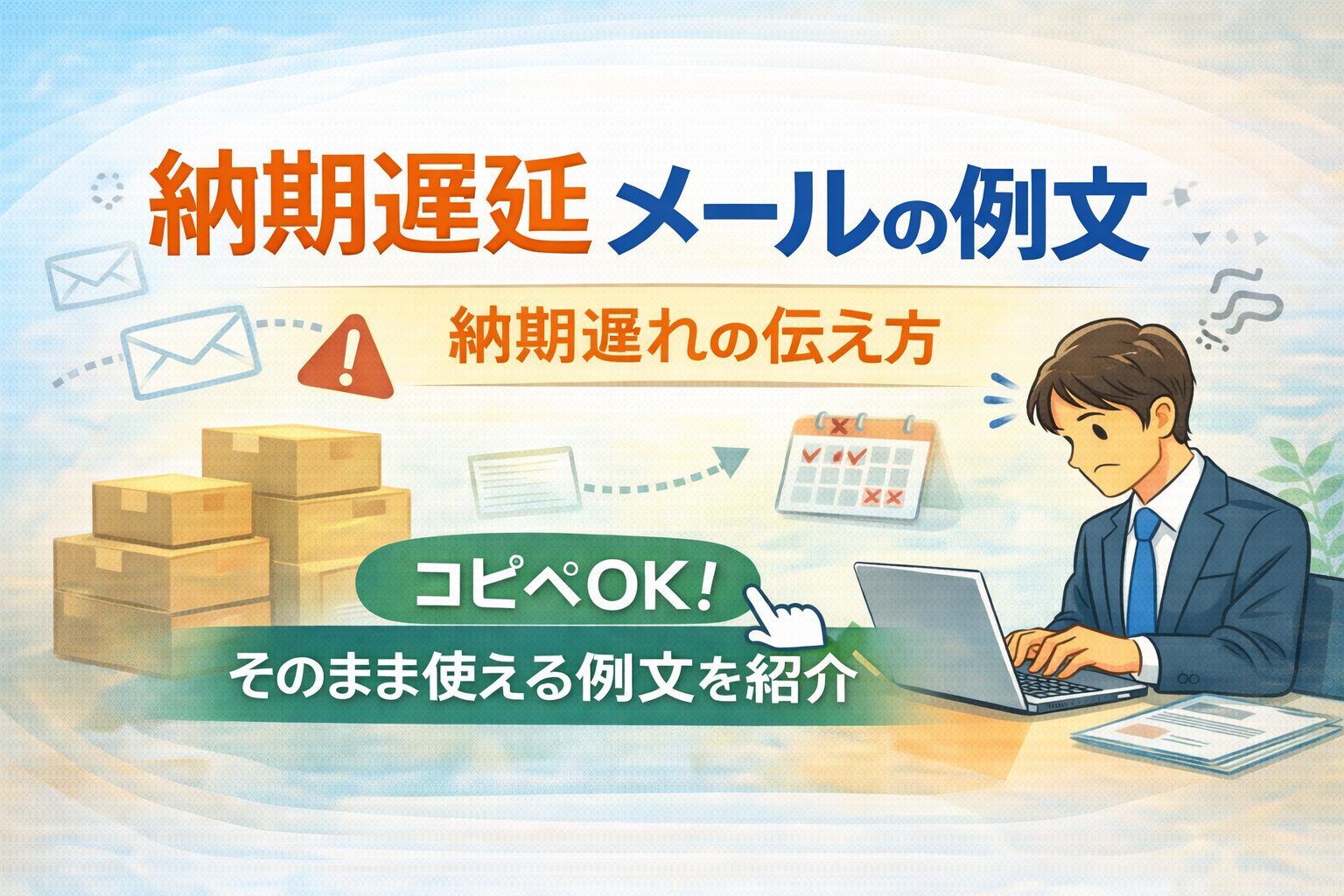 納期遅れの伝え方