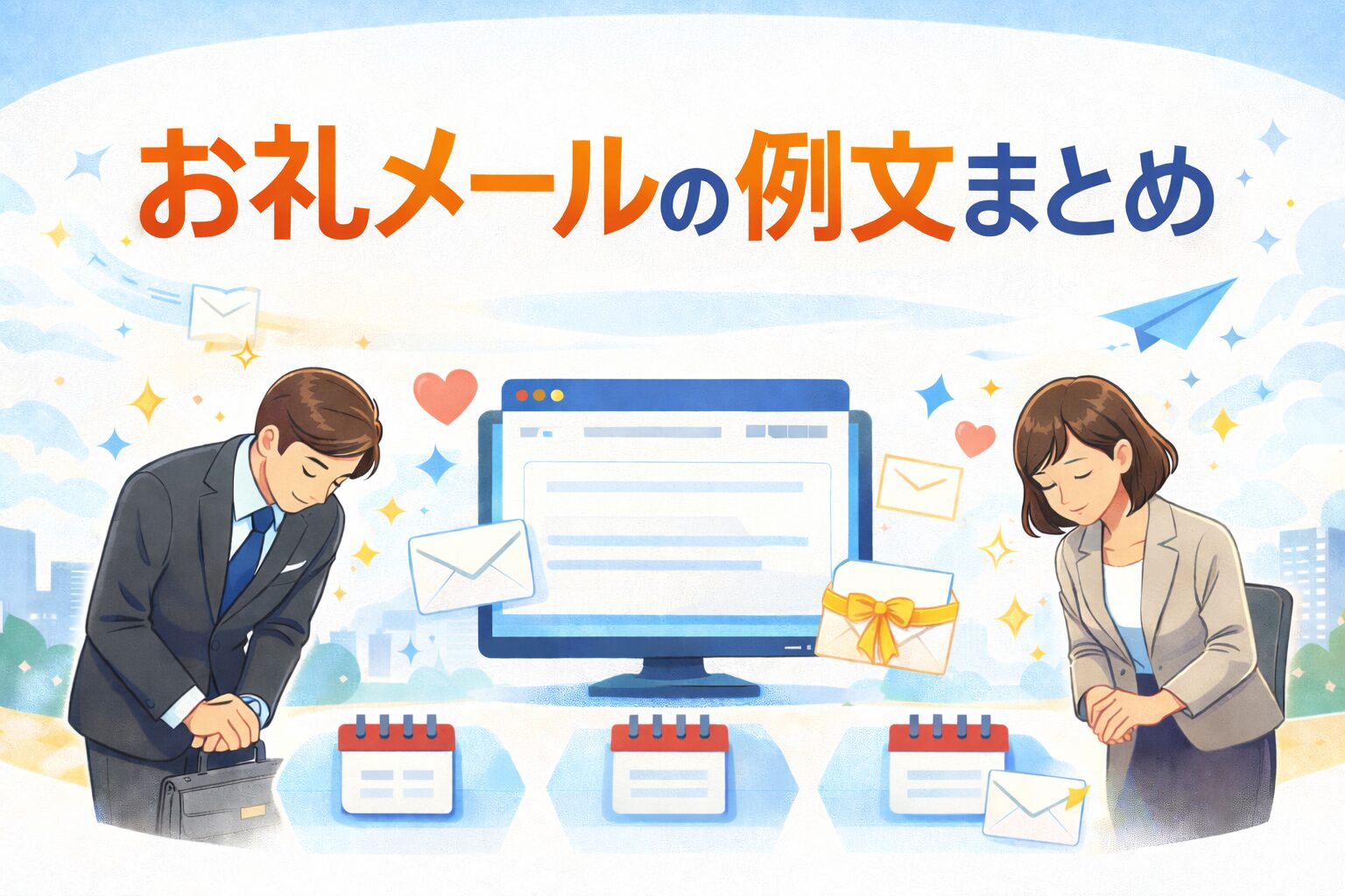 お礼メールの例文