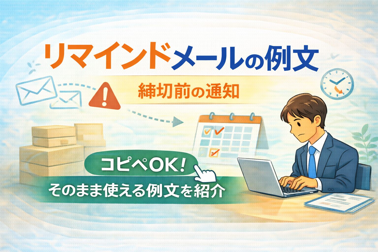 リマインドメールの例文