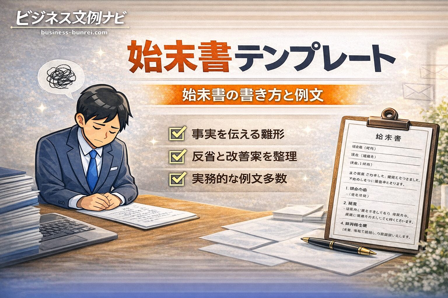 始末書テンプレート