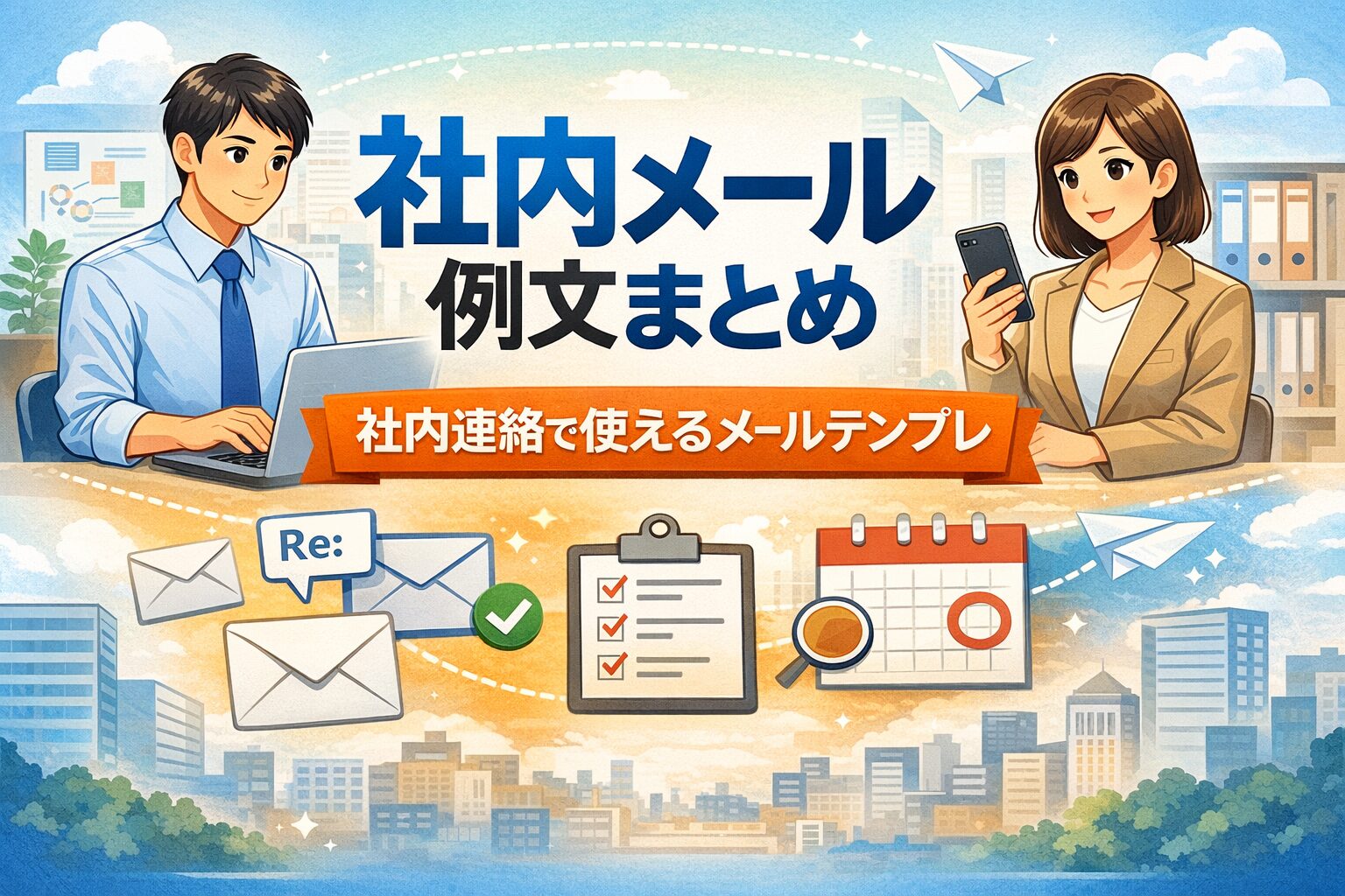 社内メール例文まとめ