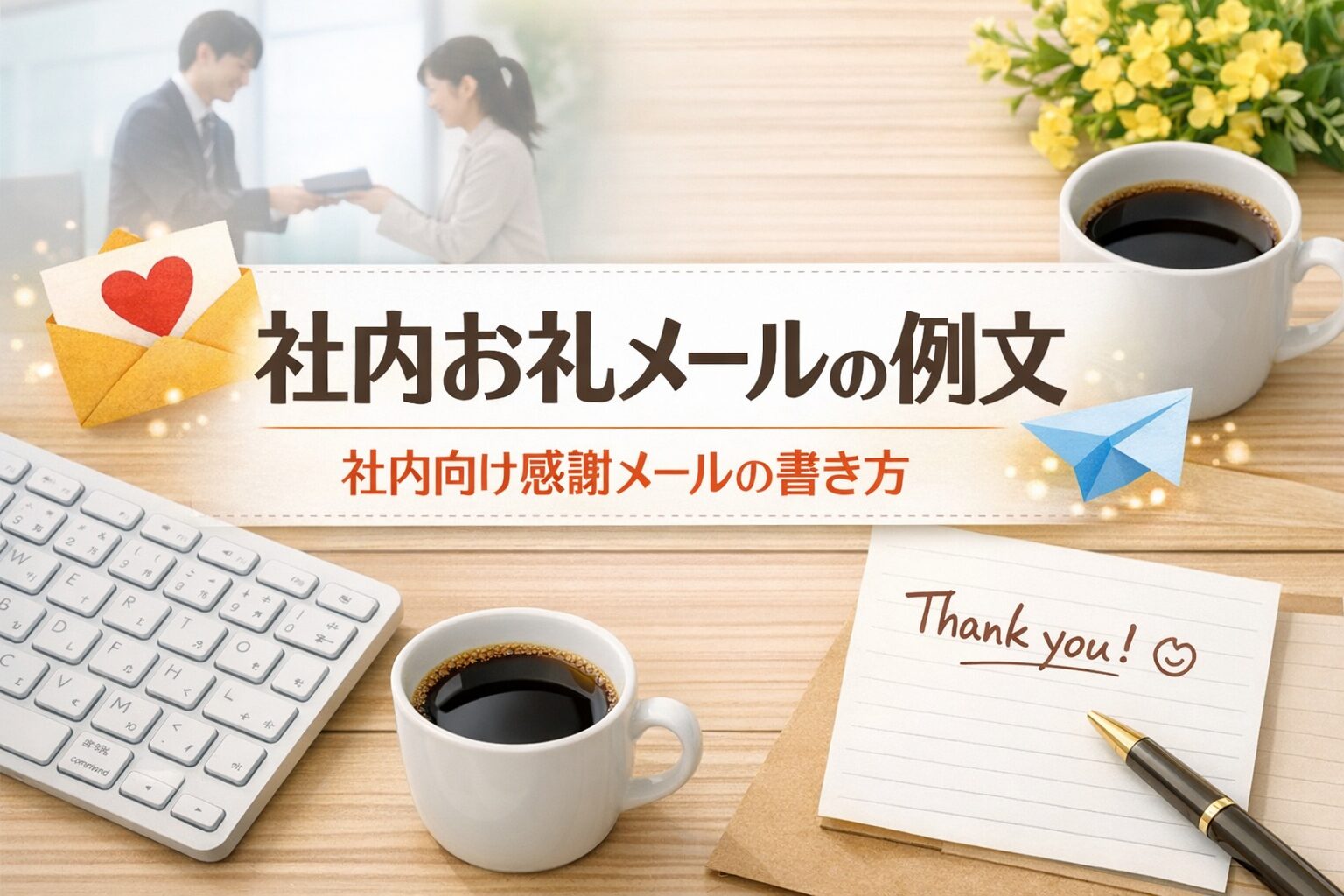 社内お礼メールの例文