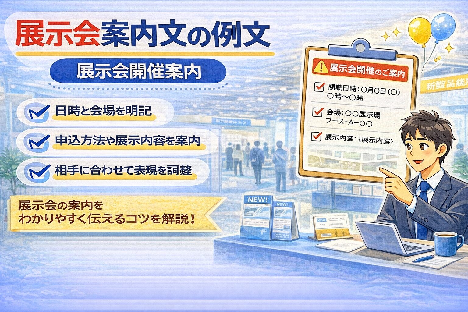 展示会案内文の例文
