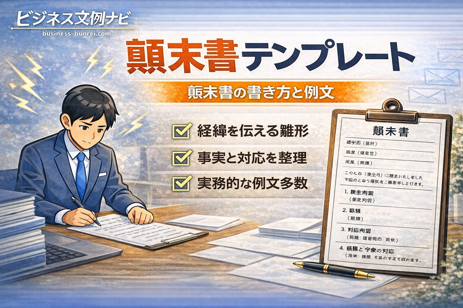 顛末書テンプレート