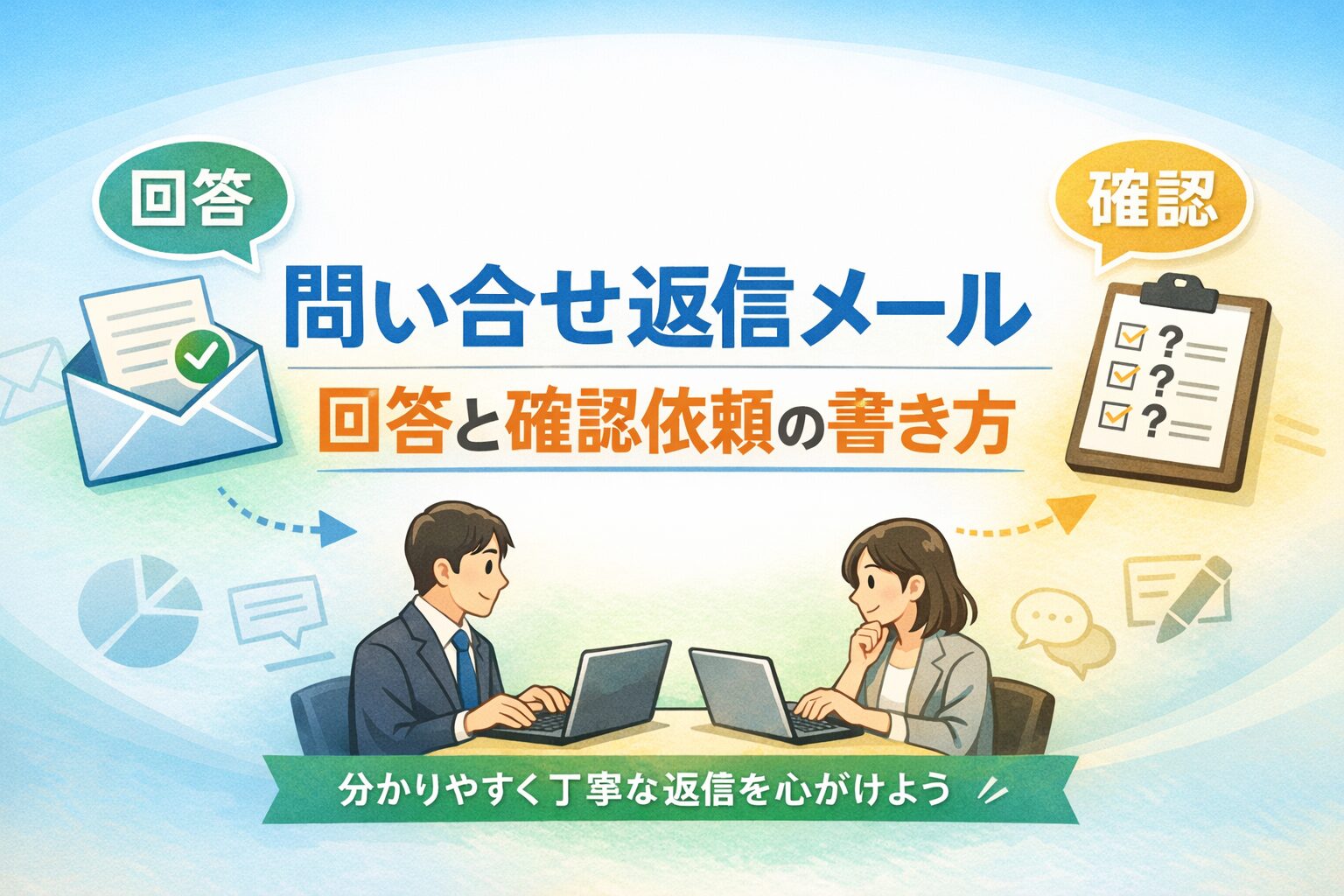 不明点・不足確認の書き方