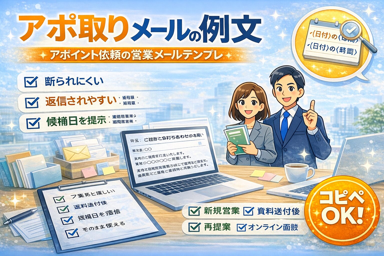 アポ取りメールの例文