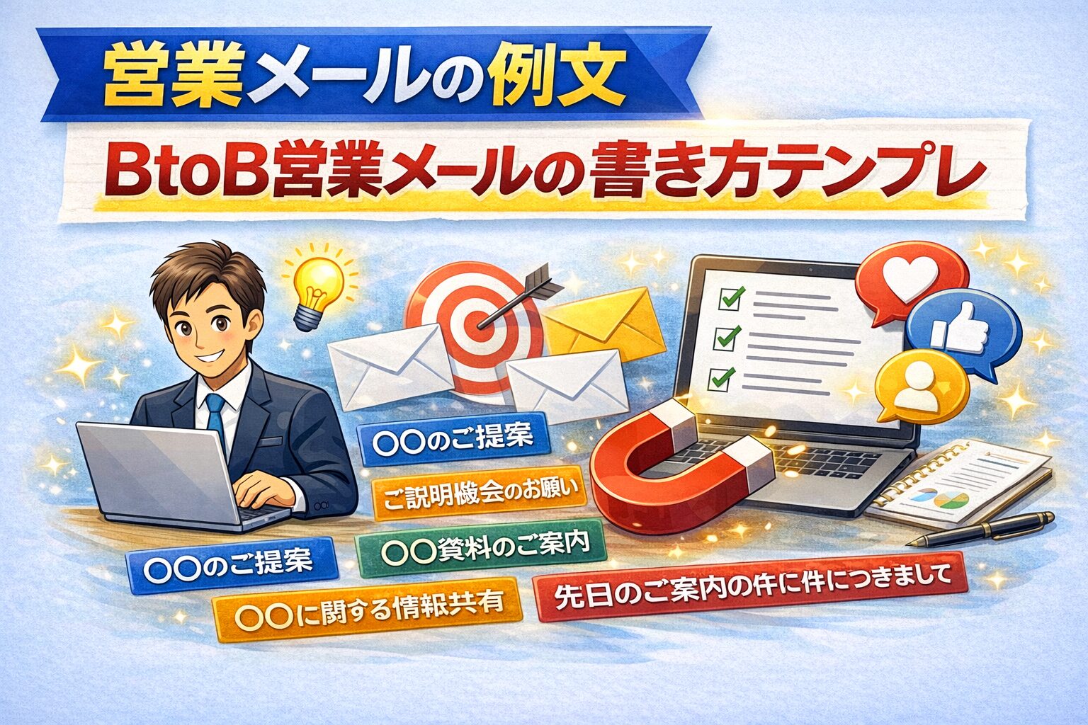 BtoB営業メールの書き方テンプレ