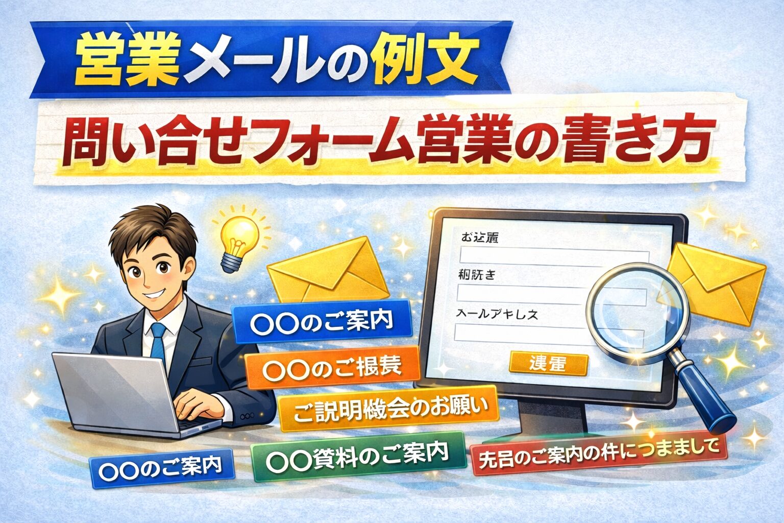 問い合わせフォーム営業の書き方