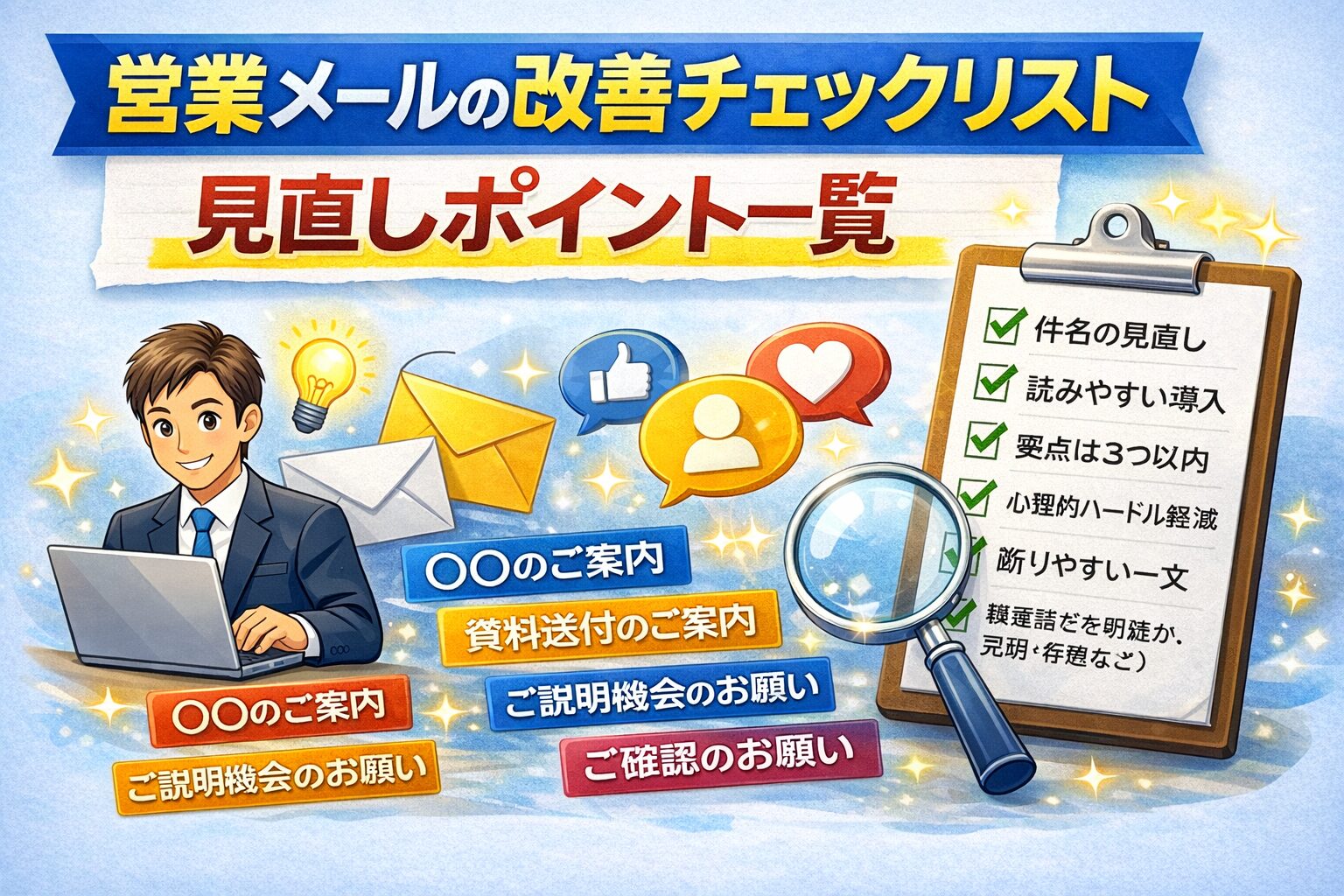 営業メールの改善チェックリスト