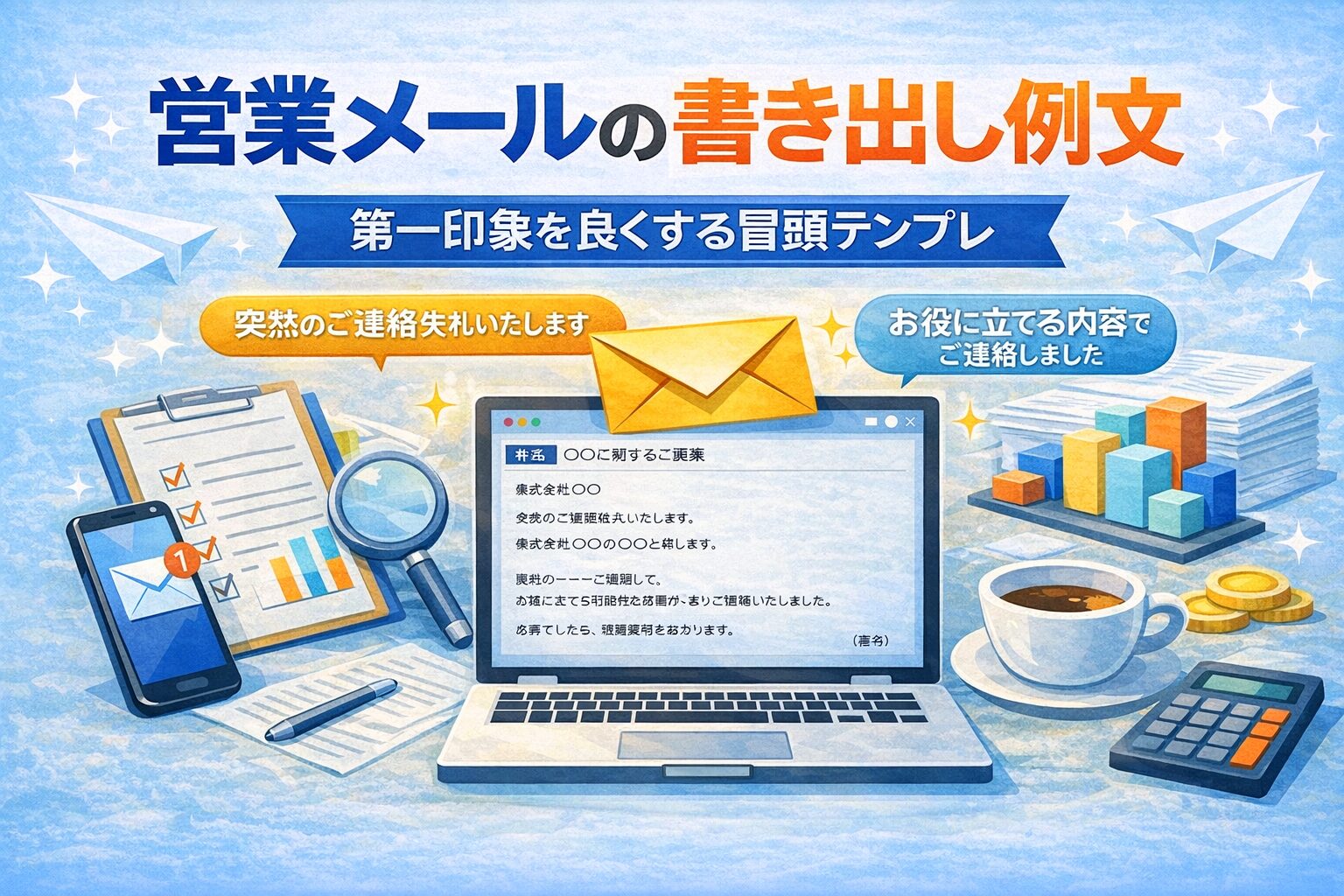 営業メールの書き出し例文