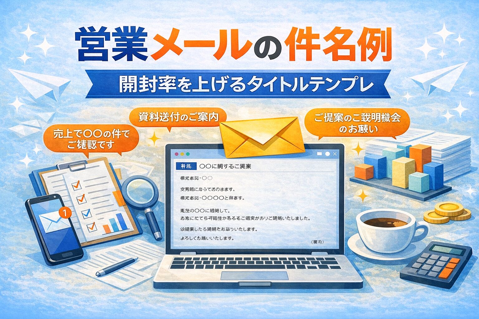 営業メールの件名例