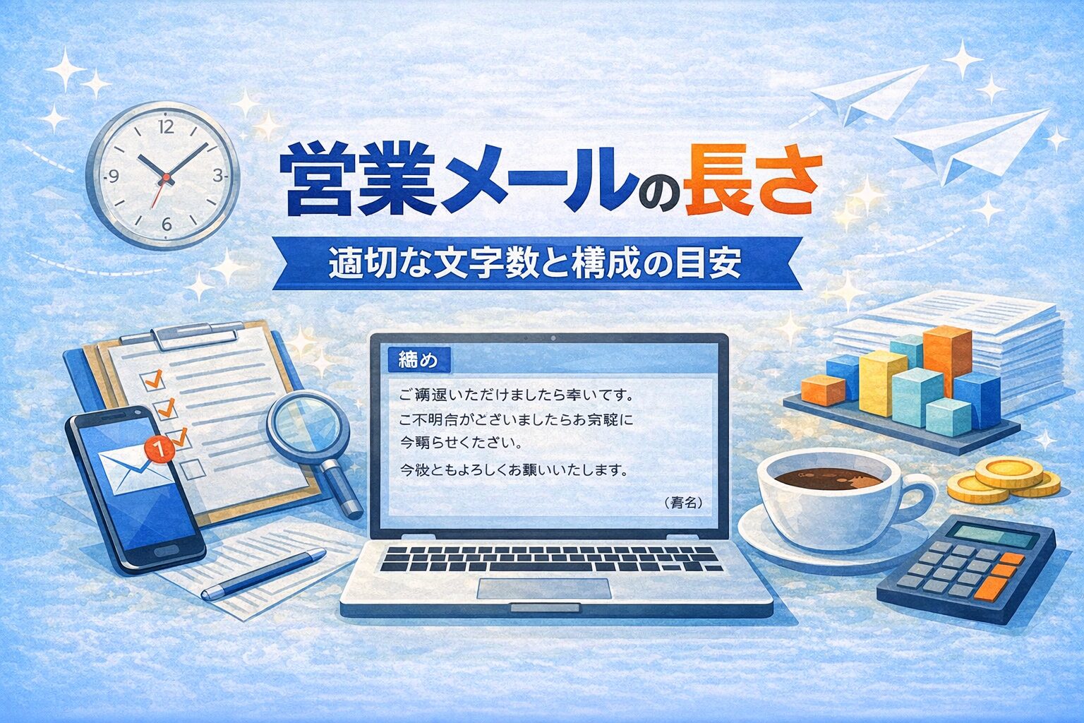 営業メールの長さ