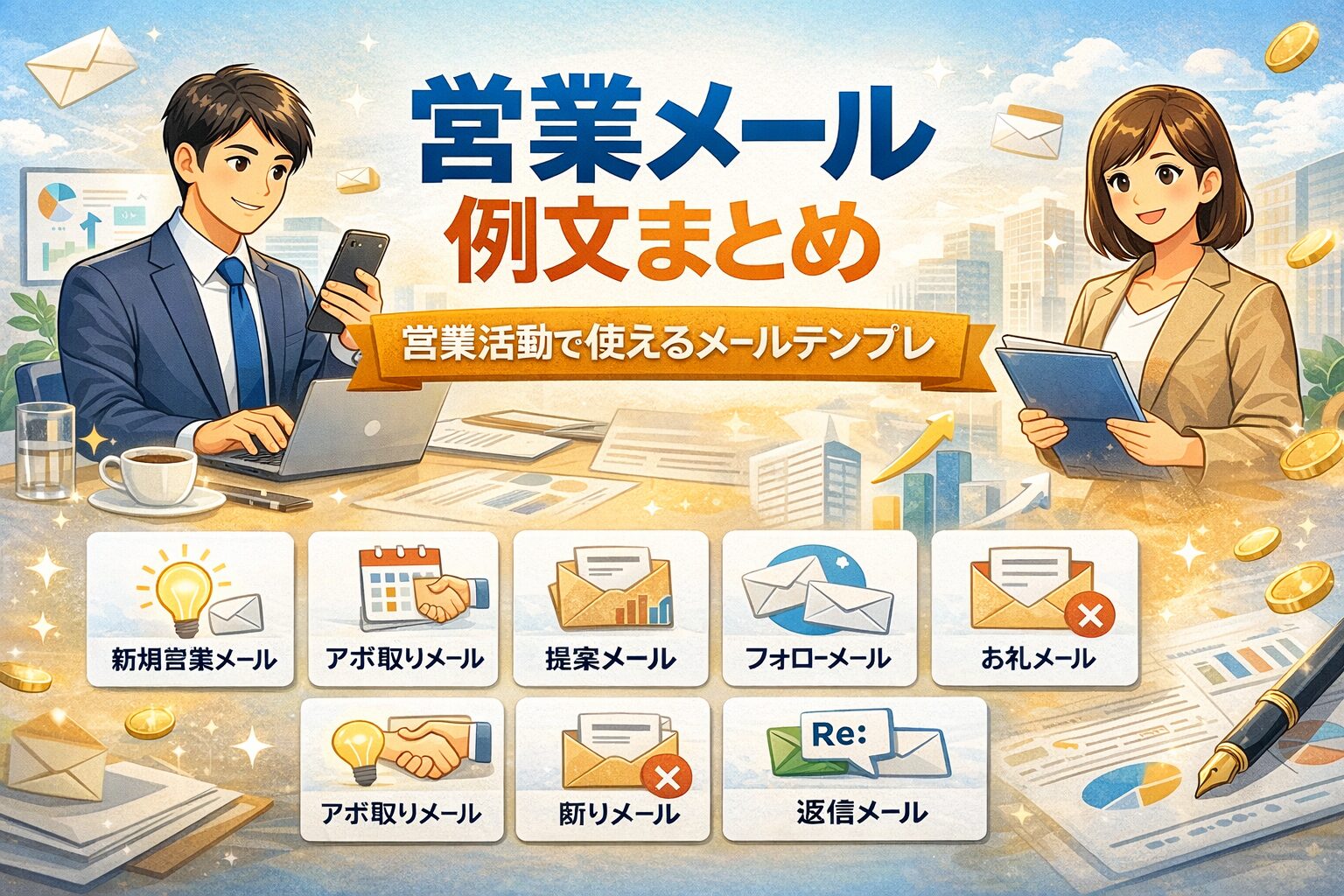 営業メール例文まとめ