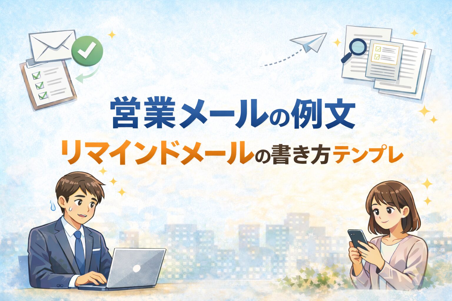 リマインドメールの書き方テンプレ