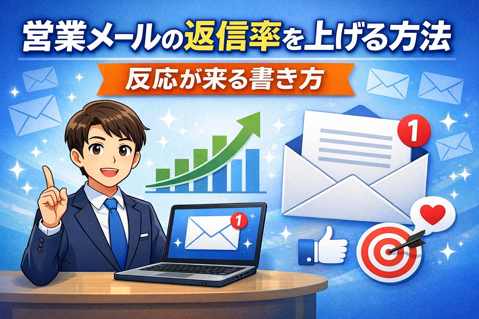 営業メールの返信率を上げる方法