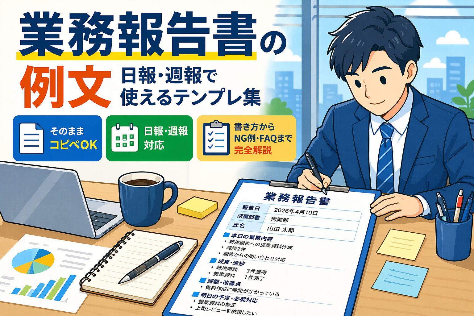 業務報告書の例文