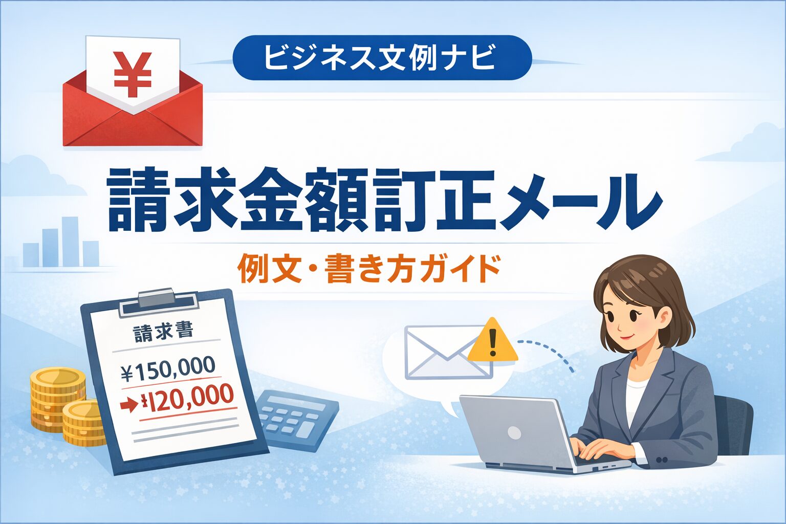 請求金額訂正メールの例文