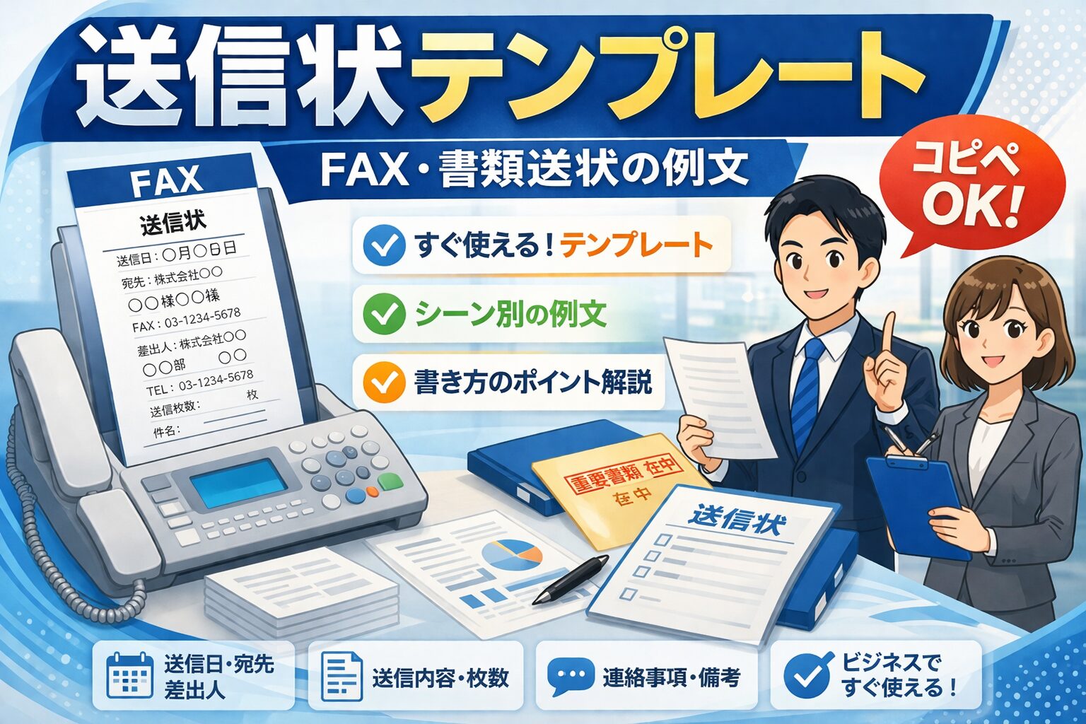 送信状テンプレート