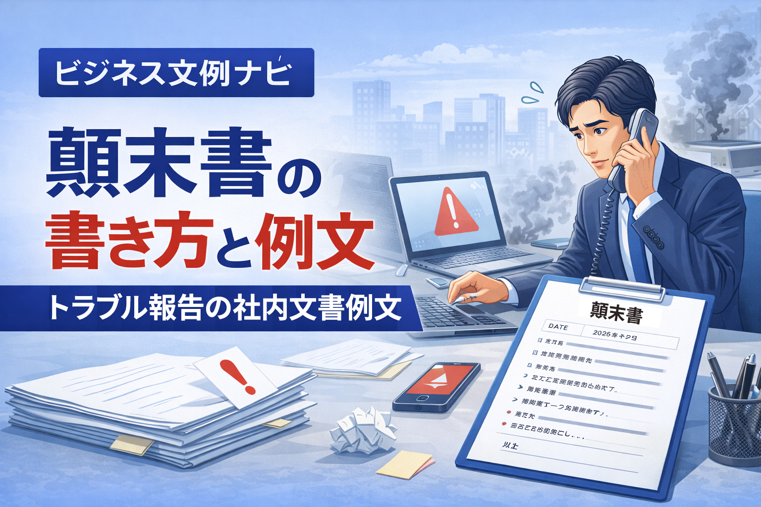 顛末書の書き方